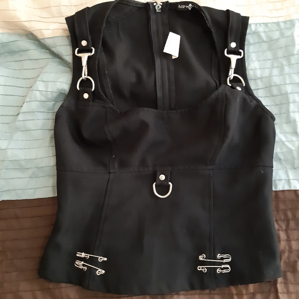 Rare Lip Service Punk & Disorderly Top